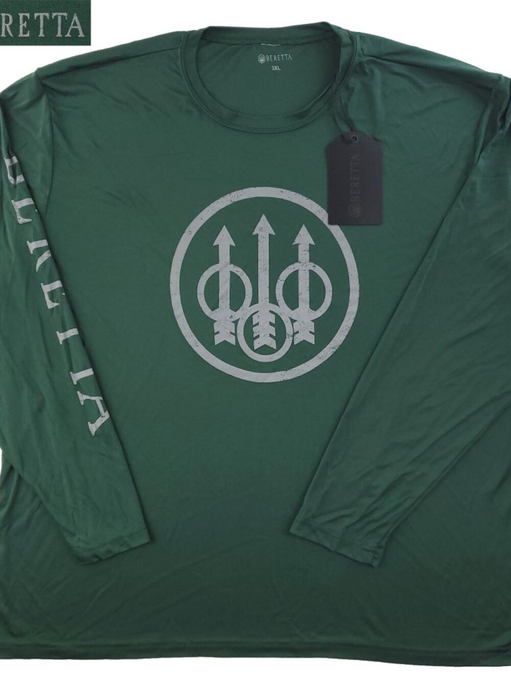 Beretta Shirt Trident Lightweight Stretch Athleisure Long Sleeve Men 3XL NWT